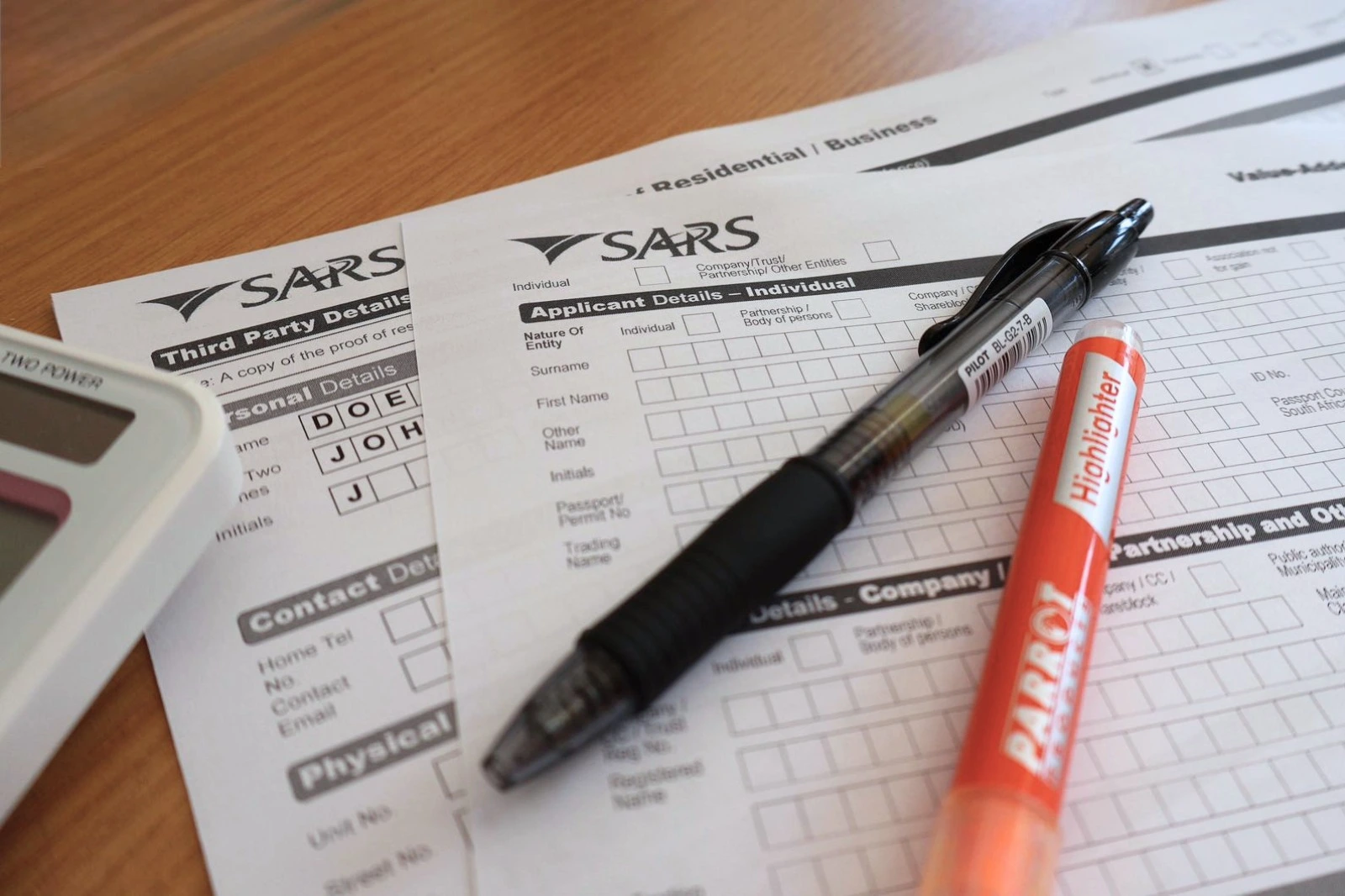 A member of the Tax Solution team at work